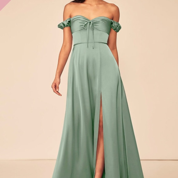 Azazie Asha Dress - size 20, worn once - Picture 1 of 4